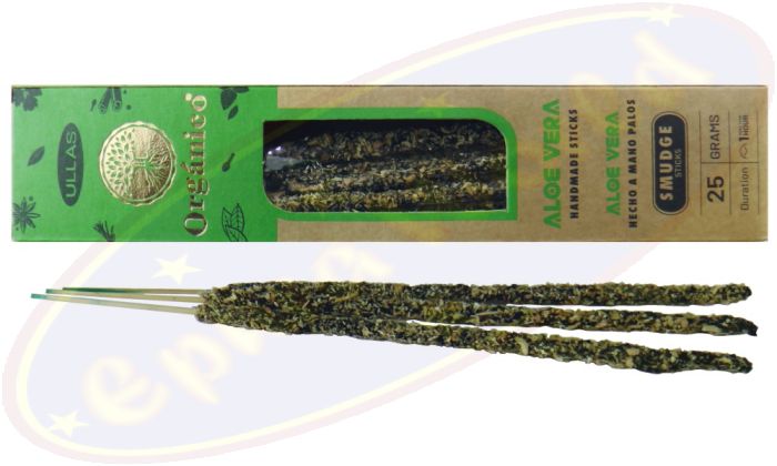 Ullas Organico Aloe Vera 100% Natural Smudge Räucherstäbchen