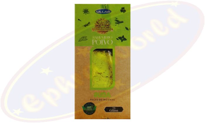 Ullas 100% Natural Organico Räucherpulver Arruda/Ruda