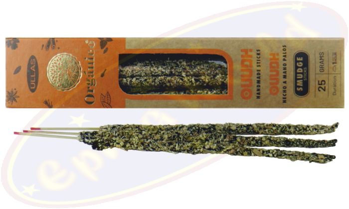 Ullas Organico Ouudh 100% Natural Smudge Räucherstäbchen