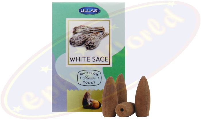 Ullas Rückflussräucherkegel White Sage