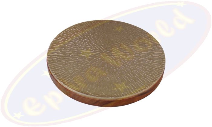 Untersetzer für Räuchergefäße rund Gold 12,5cm