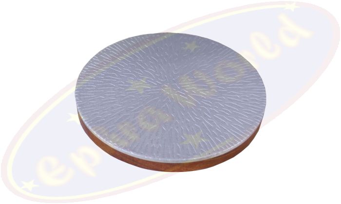 Untersetzer für Räuchergefäße rund Silber 12,5cm