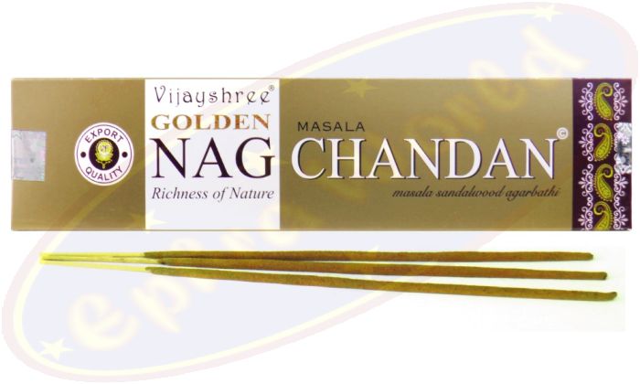 Vijayshree Golden Nag Chandan Masala Räucherstäbchen 40g