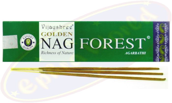 Vijayshree Golden Nag Forest Agarbathi Räucherstäbchen 40g