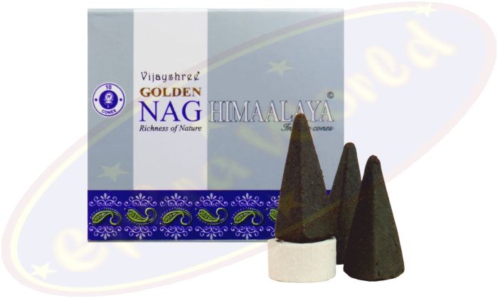 Vijayshree Golden Nag Himaalaya Räucherkegel