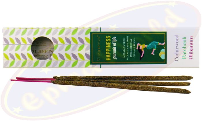 Vijayshree Masala Smudge Räucherstäbchen Happiness