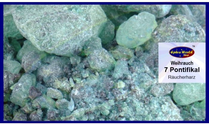 Weihrauch 7 Pontifikal Räucherharz 100g