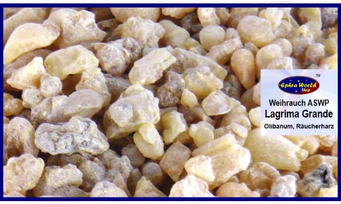 Weihrauch ASWP Lagrima Grande Olibanum Räucherharz 100g