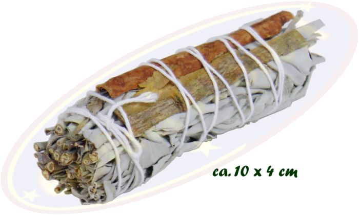 Smudge Stick White Sage & Cinnamon (Zimt) ca. 25g