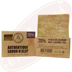 Aleppo Seife Authentisch Original mit 20% Lorbeeröl 200g