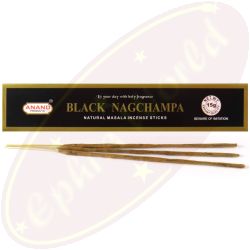 Anand Black Nagchampa Masala Räucherstäbchen