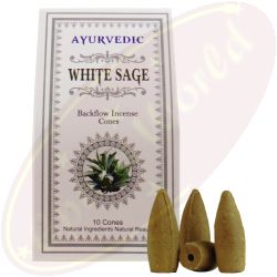 Ayurvedic White Sage Masala Rückfluss-Räucherkegel