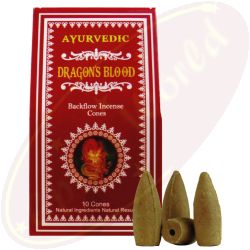 Ayurvedic Dragon´s Blood Masala Rückfluss-Räucherkegel