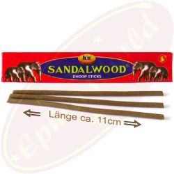 bic Brand Sandalwood Dhoop Sticks Long Size 10er