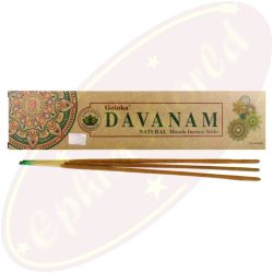 Goloka natürliche Masala Räucherstäbchen Davanam
