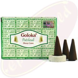 Goloka Patchouli Räucherkegel