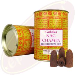 Goloka Rückfluss Räucherkegel Backflow Cones Nag Champa