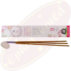 Green Tree Gem Stone Masala Räucherstäbchen Love Rose & Rose Quarz