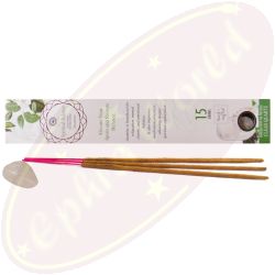 Green Tree Gem Stone Masala Räucherstäbchen Spiritual Balance Jasmine & Crystal Quarz