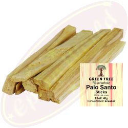 Green Tree Palo Santo Sticks Heiliges Holz Räucherwerk 40g