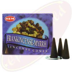 HEM Frankincense Myrrh Räucherkegel