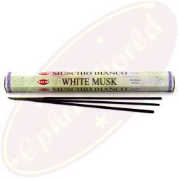 HEM White Musk/Weißer Moschus Räucherstäbchen