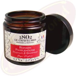 Le Chatelard 1802 vegane Duftkerze Rosmarin & Grapefruit 80g
