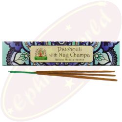Namaste India Natural Masala Räucherstäbchen Patchouli & Nag Champa