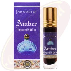 Nandita Amber (Bernstein) Incense Oil - Parfüm Roll On