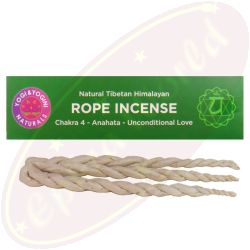 Natural Tibetan Himalayan Rope Incense/Räucherschnüre 4. Chakra