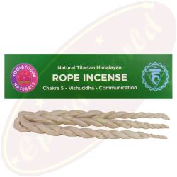 Natural Tibetan Himalayan Rope Incense/Räucherschnüre 5. Chakra