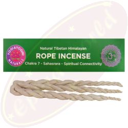 Natural Tibetan Himalayan Rope Incense/Räucherschnüre 7. Chakra