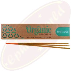 Song Of India Organic Masala Räucherstäbchen White Sage