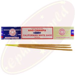 Satya Sai Baba Nag Champa & Californian White Sage Combo Masala Räucherstäbchen (MUM) LLP