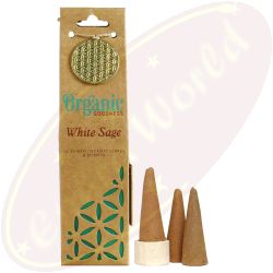 Song Of India Organic Goodness XL Räucherkegel White Sage