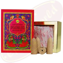 Sree Vani Golden India Backflow Cones/Rückflussräucherkegel Dragonblood