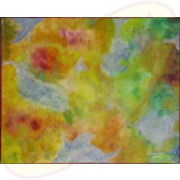 Abstraktes Acrylgemälde Farbenspiel von Wanda Tauer