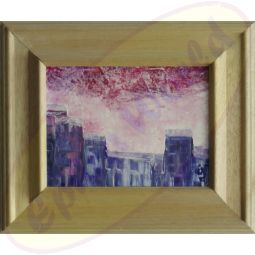 Abstraktes Acrylgemälde Burnout von Wanda Tauer