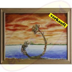 Acrylgemälde Allein Am See von Wanda Tauer