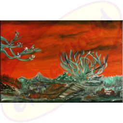 Acrylgemälde  Am Dritten Tag von Wanda Tauer