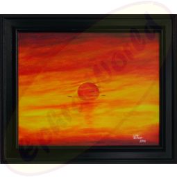 Acrylgemälde  Aurora mit Rahmen von Wanda Tauer