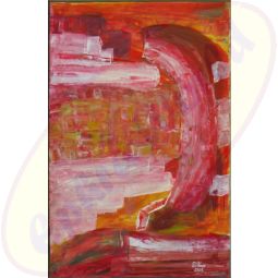 Aquarellgemälde Banaba 40x60cm von Wanda Tauer