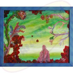 Acrylgemälde Die Liebenden von Wanda Tauer