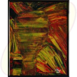 Acrylgemälde Die Mumie 40x50cm von Wanda Tauer 2009