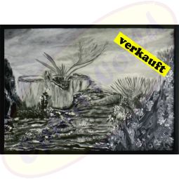 Acrylgemälde Entzug von Wanda Tauer