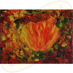 Acrylgemälde Feuerkristall 40x30cm von Wanda Tauer 2009