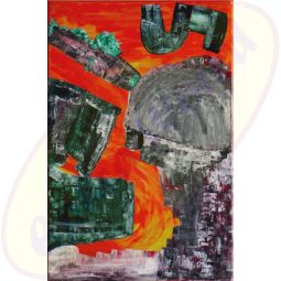 Acrylgemälde Soldat No. 5, 60x40cm von Wanda Tauer