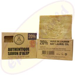 Aleppo Seife Authentisch Original mit 20% Lorbeeröl 200g