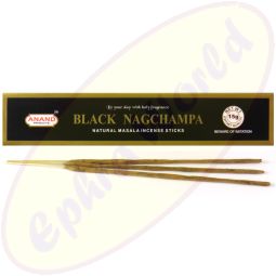 Anand Black Nagchampa Masala Räucherstäbchen
