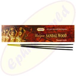 Anand Unique Sandalwood (Sandelholz) Räucherstäbchen 20g